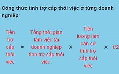 Cách Tính Trợ Cấp Thôi Việc Sau Năm 2009